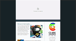 Desktop Screenshot of clarkgraphic.com